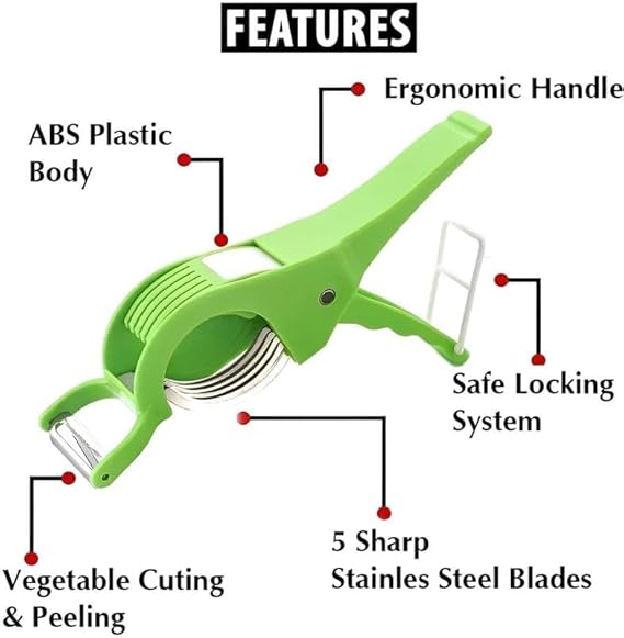 2-in-1 Kitchen Vegetable and Fruit Peeler