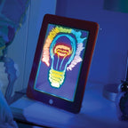 Kids Learning Drawing Magic Pad Light Up Drawing Pad Board Draw, Sketch, Create, Art, Write, Learning Tablet,Multicolor