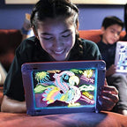 Kids Learning Drawing Magic Pad Light Up Drawing Pad Board Draw, Sketch, Create, Art, Write, Learning Tablet,Multicolor