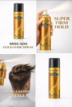 Hair Spray, Super Firm Hold, Extreme Long-Lasting, Non-Sticky Formula, Unisex Styling Spray
