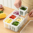 Fridge Organizers Storage Box Set-6 (Grid box khana-6)