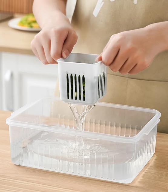 Fridge Organizers Storage Box Set-6 (Grid box khana-6)