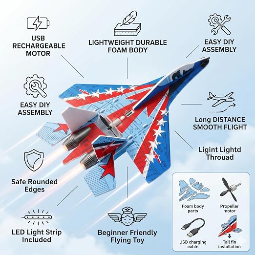 Electric Glider Fighter Aircraft