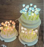 Round Tulip Lamp for Bedroom Decor PACK OF 1