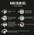 Hair Color Gel  Gray Hair Coverage Pack Of 2