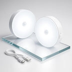 Motion Sensor Light for Home with USB Charging Wireless Self Adhesive LED Night Light(Pack Of 6)