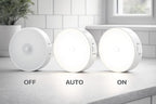 Motion Sensor Light for Home with USB Charging Wireless Self Adhesive LED Night Light(Pack Of 6)