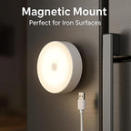 Motion Sensor Light for Home with USB Charging Wireless Self Adhesive LED Night Light(Pack Of 6)