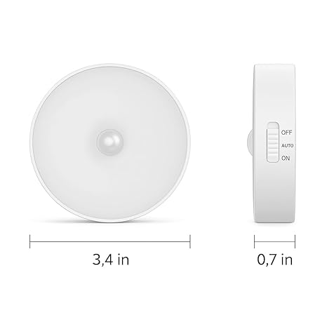 Motion Sensor Light for Home with USB Charging Wireless Self Adhesive LED Night Light(Pack Of 6)